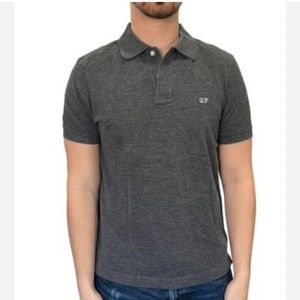 Vineyard Vines Classic Fit Short Sleeve Polo Shirt‎ Charcoal Gray Size Large